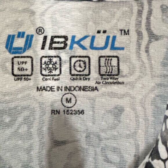 IBKUL LADIES polo shirt DRESS MEDIUM BLACK WHITE TENNIS GOLF UPF QUICK DRY - Picture 2 of 12